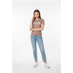 Social scene, Malibu, California crop T-shirt